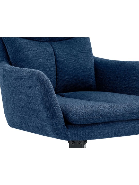 Eetkamerstoel Somers stof, blauw Eetkamerstoel Somers stof, blauw