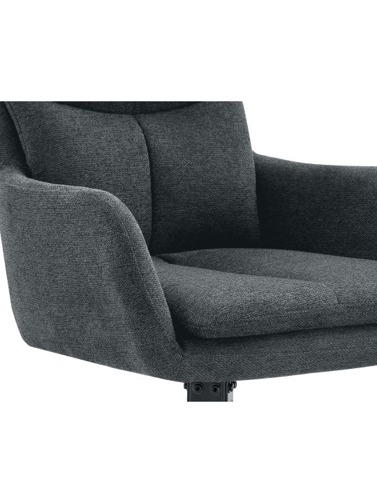 Eetkamerstoel Somers stof, donkergrijs Eetkamerstoel Somers stof, donkergrijs