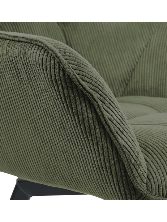 Eetkamerstoel Jordi Cord, groen