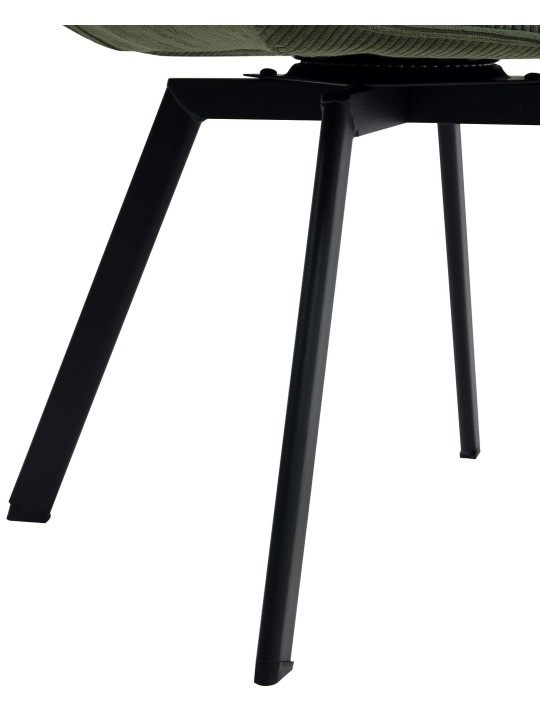 Eetkamerstoel Jordi Cord, groen