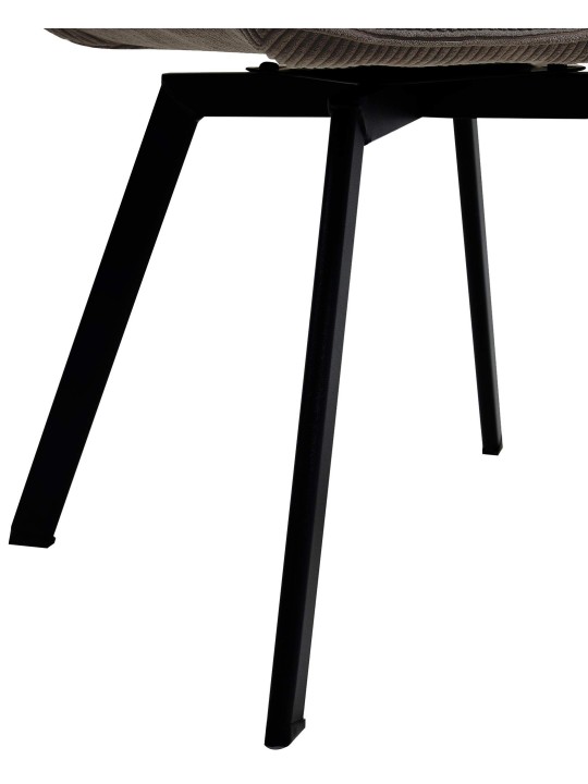 Eetkamerstoel Jordi Cord, bruin