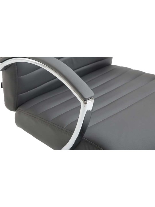 Bureaustoel Wallis kunstleer, grijs