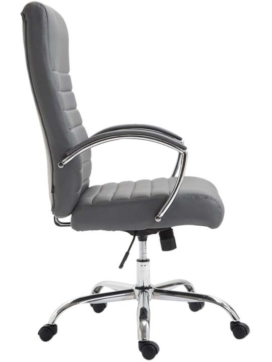 Bureaustoel Wallis kunstleer, grijs