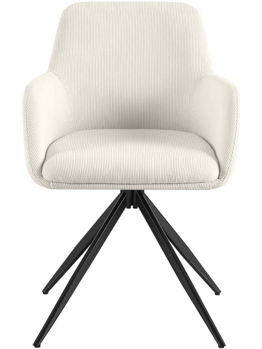 Olema Cord eetkamerstoel, crème Olema Cord eetkamerstoel, crème