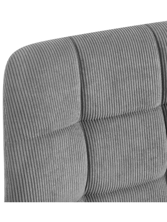 Set van 2 eetkamerstoelen Tilde Cord, grijs