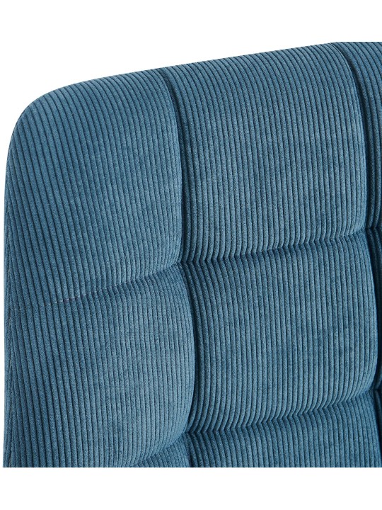 Set van 2 eetkamerstoelen Tilde Cord, blauw