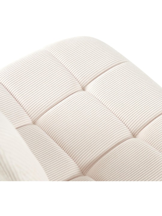 Set van 2 eetkamerstoelen Tilde Cord, crème