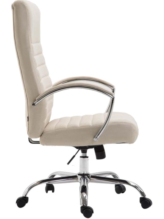 Bureaustoel Wallis stof, crème