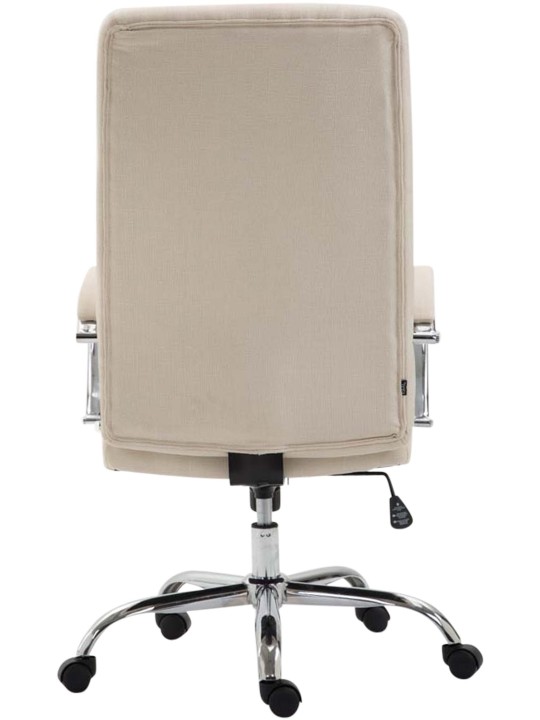 Bureaustoel Wallis stof, crème