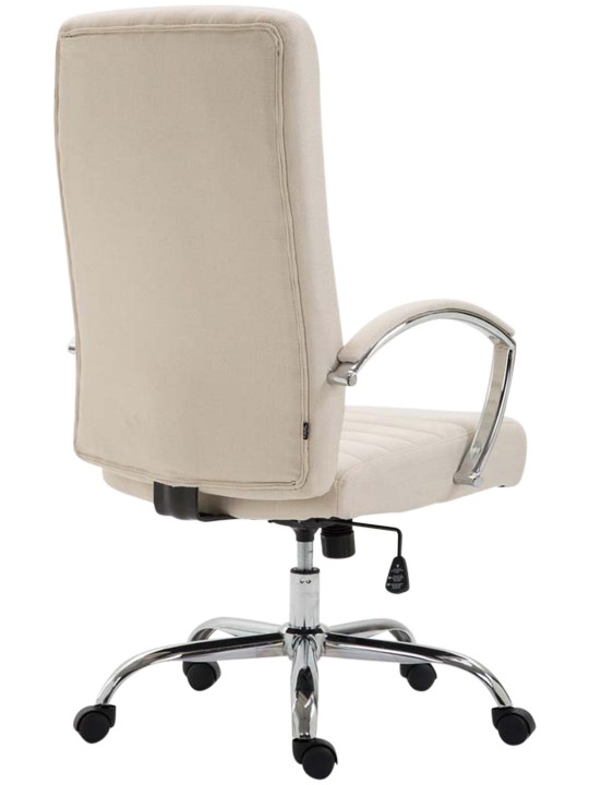 Bureaustoel Wallis stof, crème