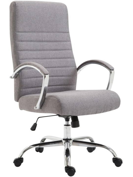 Bureaustoel Wallis stof, grijs