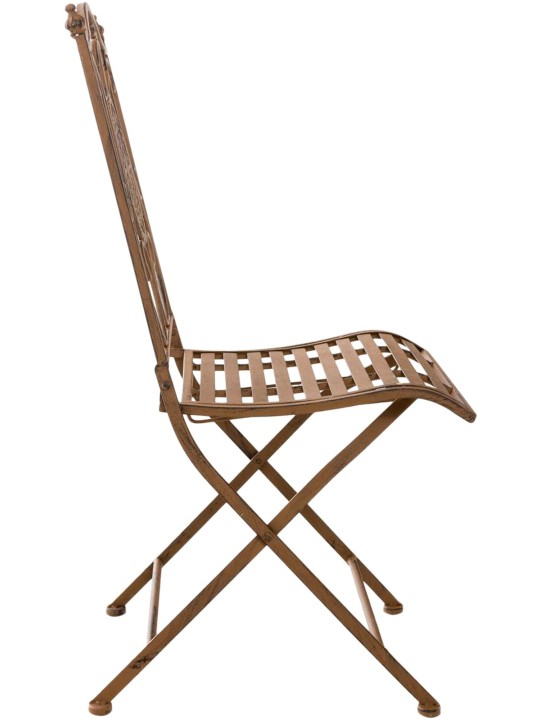 Set van 2 stoelen Sibell, antiek bruin