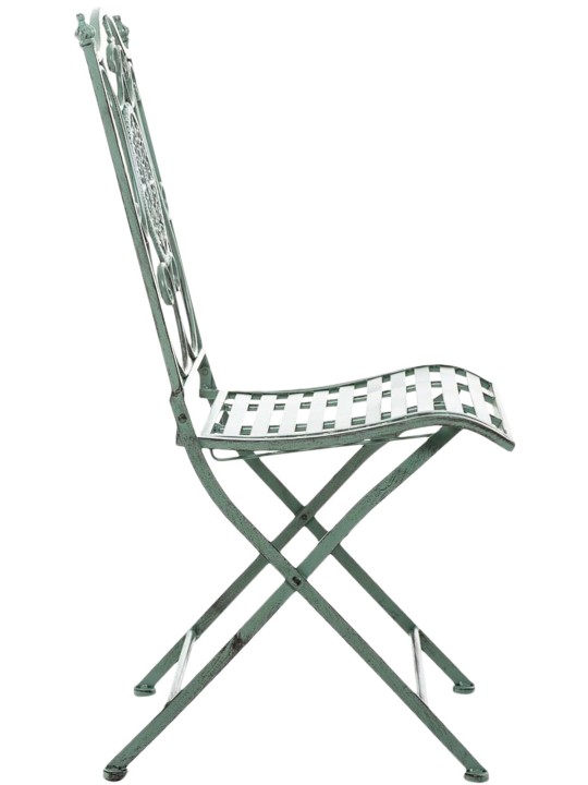 Set van 2 stoelen Sibell, antiek groen