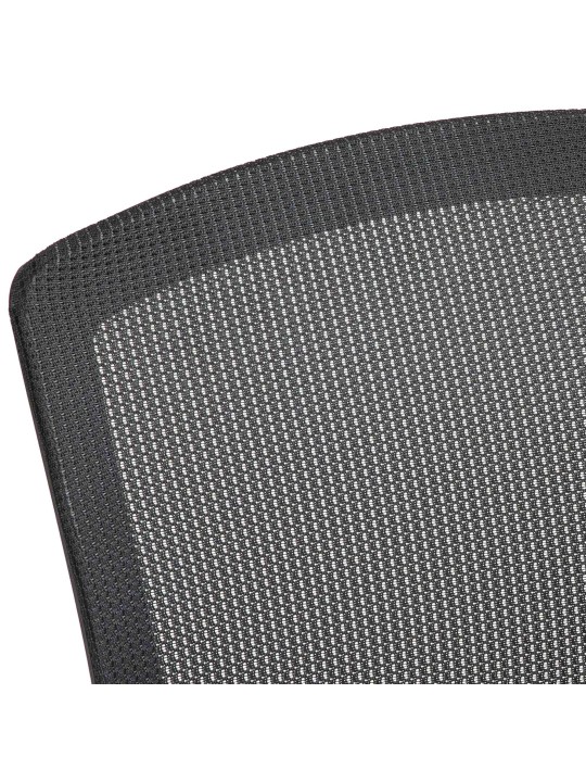 Set van 2 bezoekersstoelen Volga, zwart