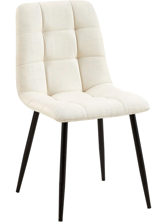 Eetkamerstoel Tilde stof, crème