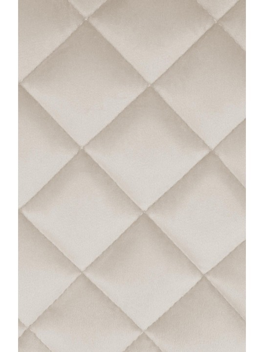 Set van 2 barkrukken Kasson fluweel, crème