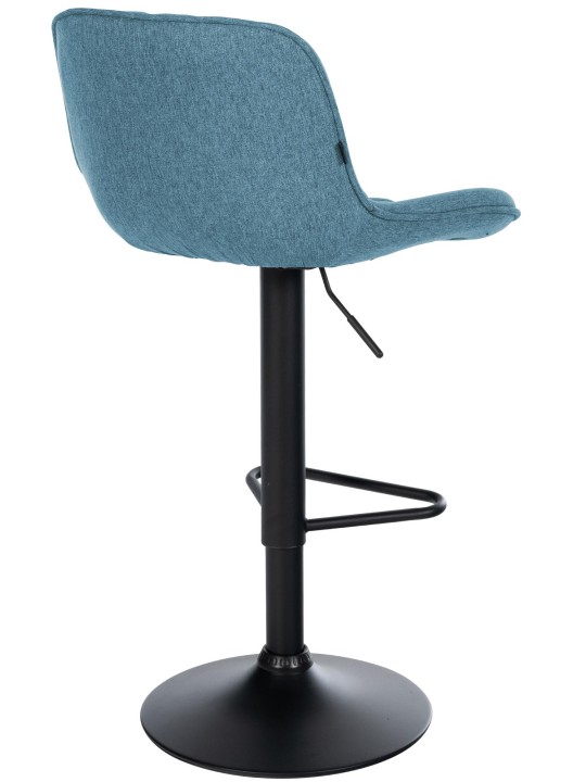 Set van 2 barkrukken Kasson stof, blauw