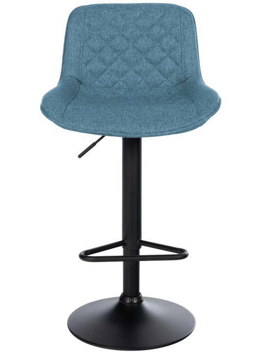 Set van 2 barkrukken Kasson stof, blauw