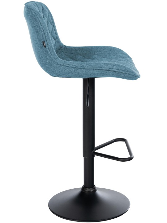 Set van 2 barkrukken Kasson stof, blauw