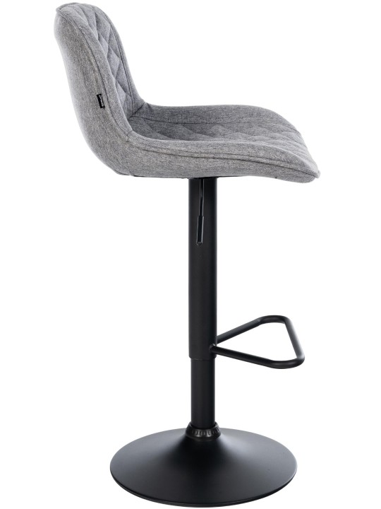 Set van 2 barkrukken Kasson stof, grijs