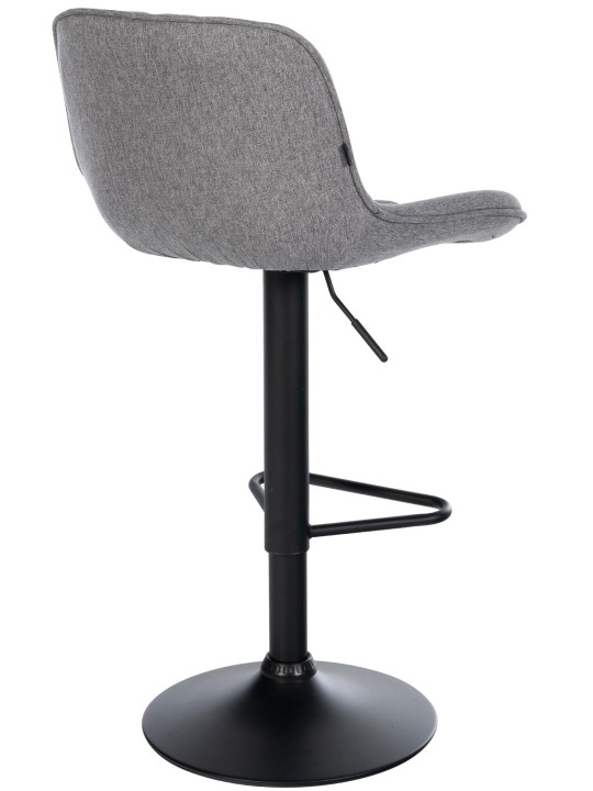 Set van 2 barkrukken Kasson stof, donkergrijs