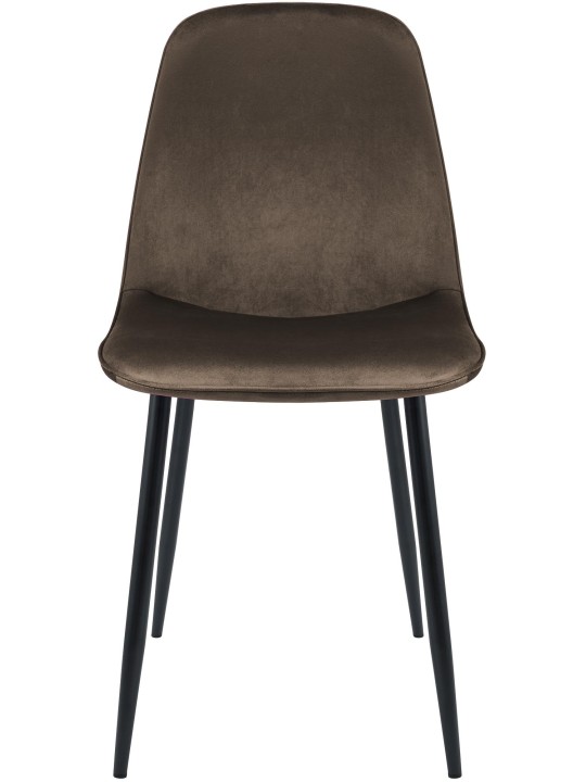 Maryam fluwelen eetkamerstoel, bruin Maryam fluwelen eetkamerstoel, bruin