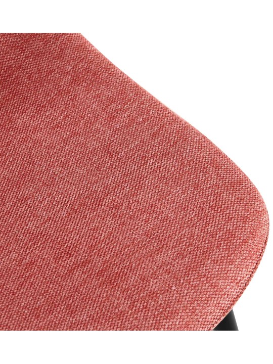 Eetkamerstoel Napier stof, oranje Eetkamerstoel Napier stof, oranje