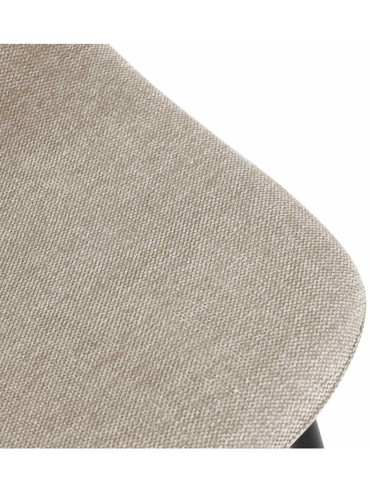 Set van 4 eetkamerstoelen Napier stof, crème