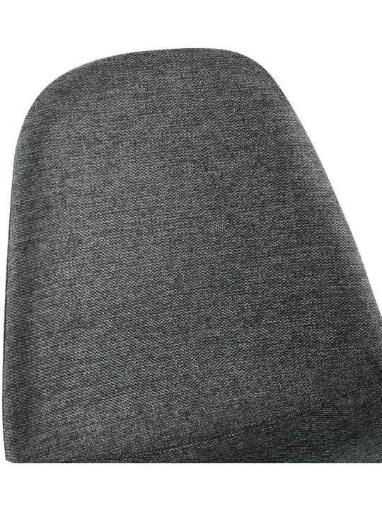 Set van 4 eetkamerstoelen Napier stof, grijs