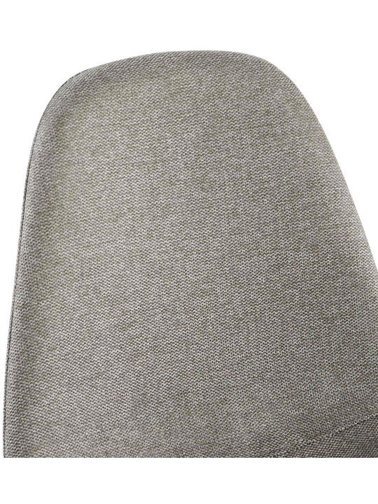 Set van 4 eetkamerstoelen Napier stof, lichtgrijs