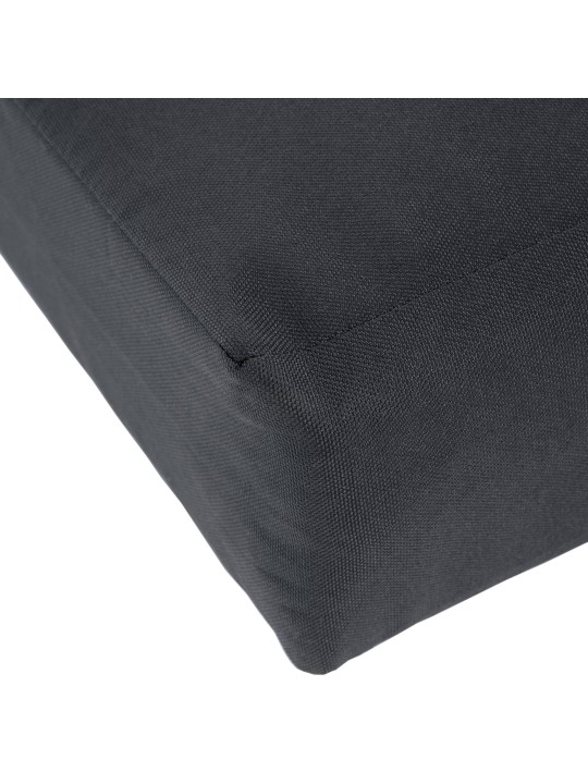 Joyce schommelbank met zitkussen 180 cm + teak, donkergrijs Joyce schommelbank met zitkussen 180 cm + teak, donkergrijs