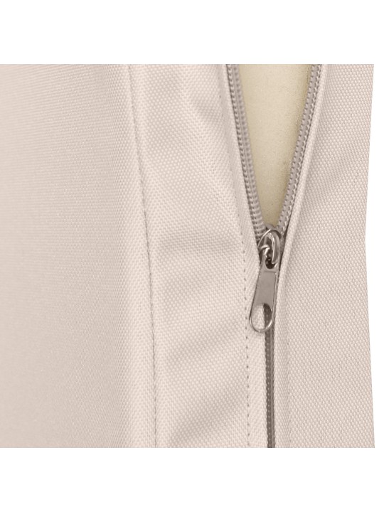 Teakhouten bank Jackson met zitkussen 240 cm + teakhout, crème Teakhouten bank Jackson met zitkussen 240 cm + teakhout, crème