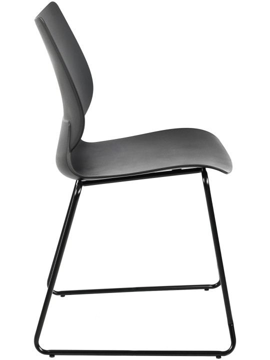Set van 2 stoelen Houma, zwart