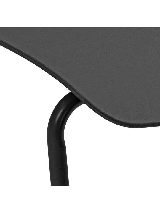 Set van 2 stoelen Houma, zwart