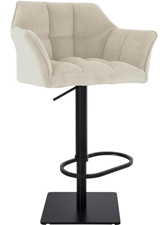 Barkruk Damaso B Cord, crème