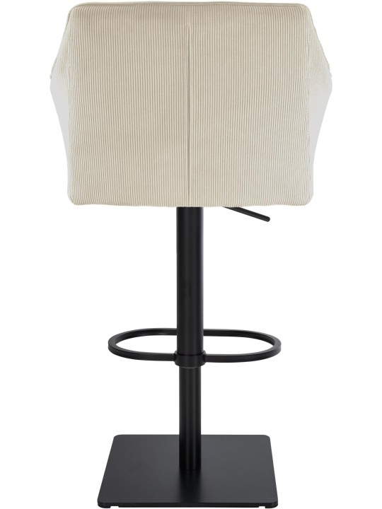 Barkruk Damaso B Cord, crème