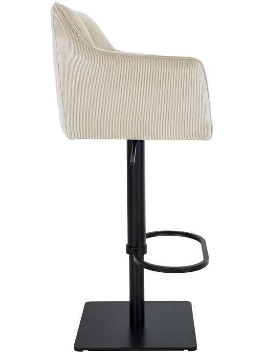 Barkruk Damaso B Cord, crème