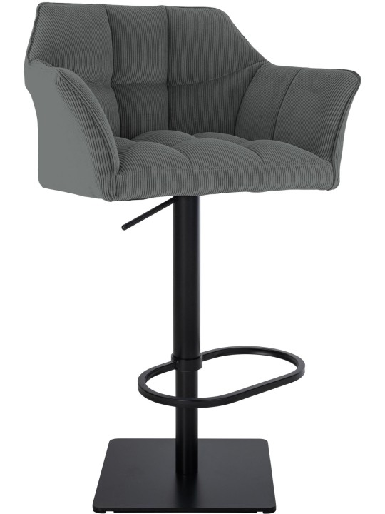 Barkruk Damaso B Cord, grijs Barkruk Damaso B Cord, grijs