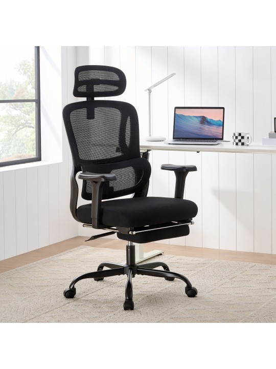 Bureaustoel Mankato, zwart