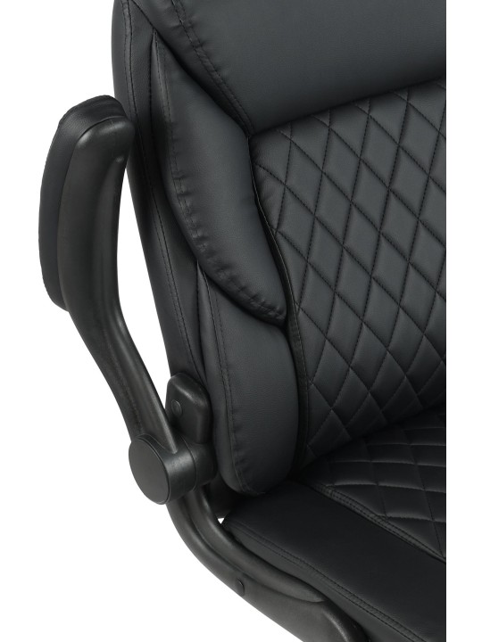 Bureaustoel Medfield kunstleer, zwart