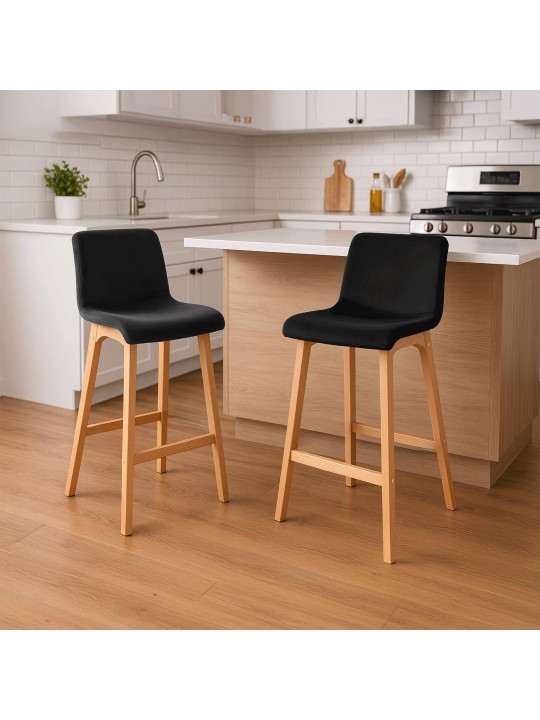 Barkruk Hoover Velvet Natura, zwart Barkruk Hoover Velvet Natura, zwart