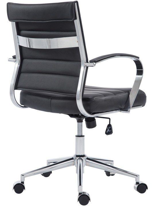 Bureaustoel Oakland kunstleer, zwart