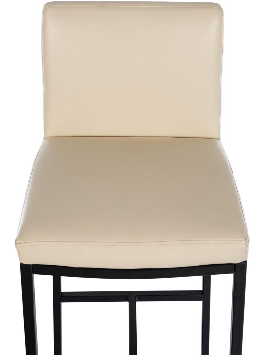 Set van 2 barkrukken Freeport kunstleer B, crème