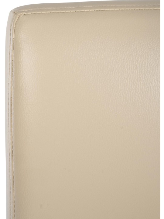 Set van 2 barkrukken Freeport kunstleer B, crème