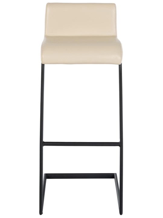 Set van 2 barkrukken Newport B kunstleer, crème