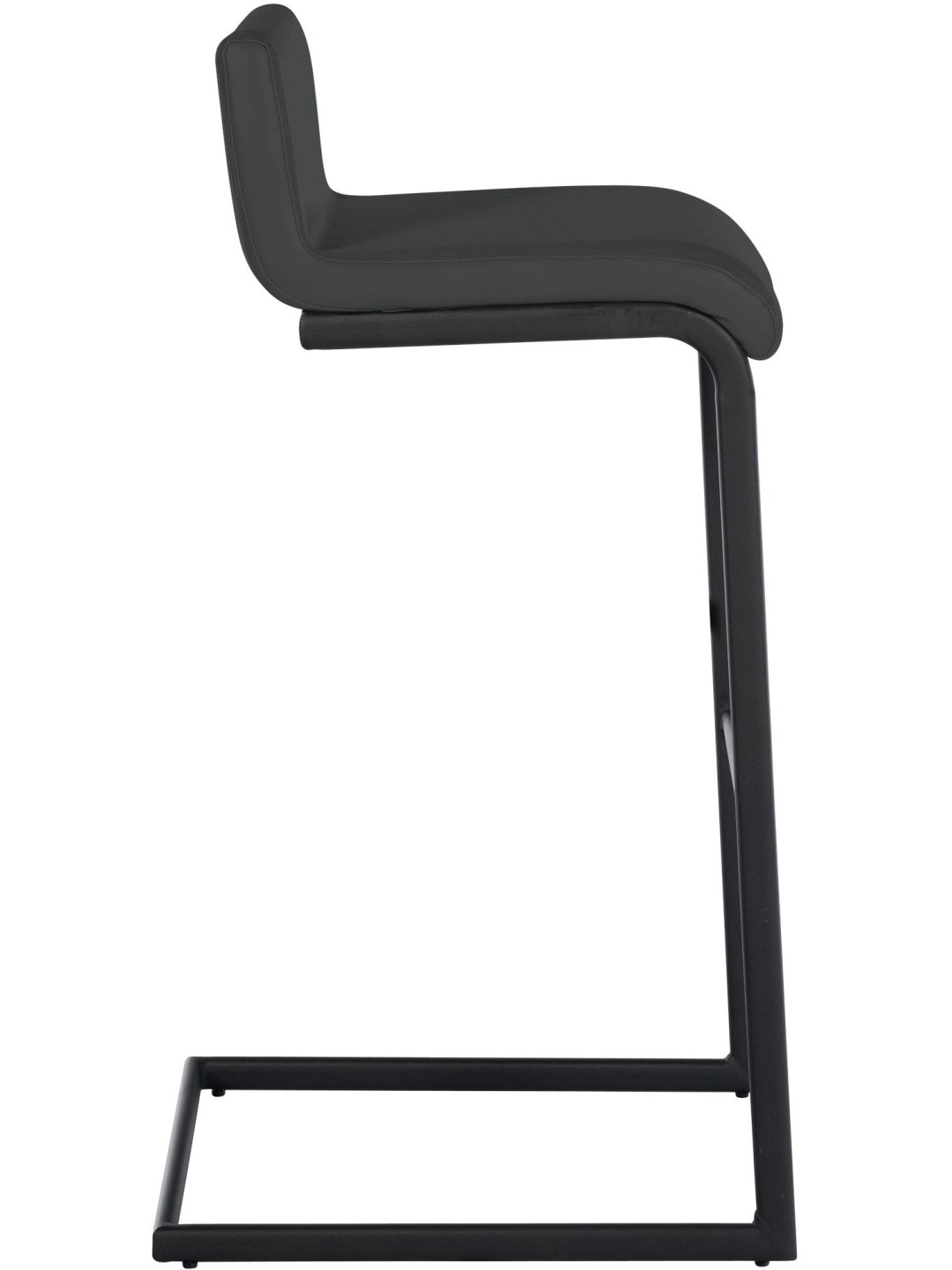 Set van 2 barkrukken Newport B kunstleer, donkergrijs