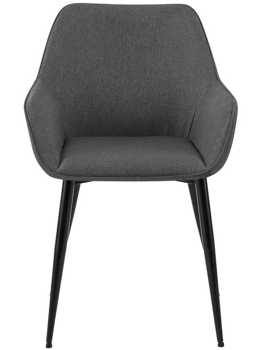 Eetkamerstoel Vessa stof, donkergrijs Eetkamerstoel Vessa stof, donkergrijs