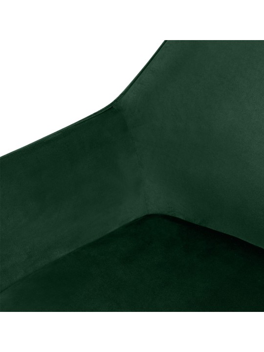 Eetkamerstoel Vessa fluweel, groen