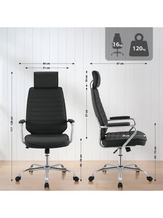 Bureaustoel Rako, zwart