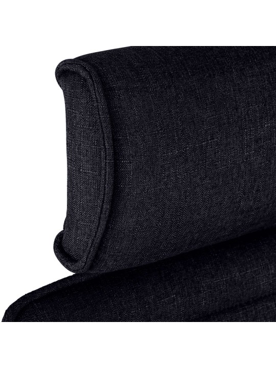 Bureaustoel Rako stof, zwart